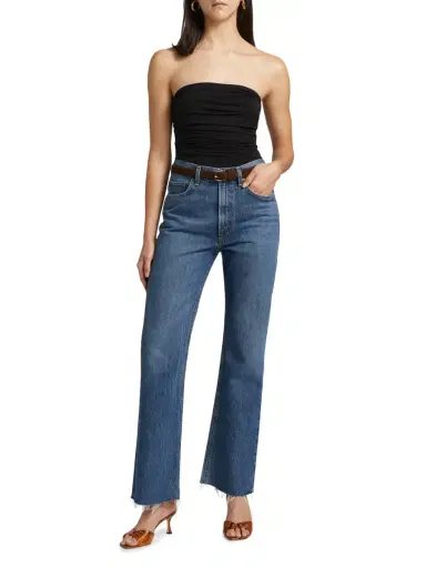 AGOLDE Women's Gwyneth Ruched Bodysuit | Thumbnail 2 AGOLDE Women's Gwyneth Ruched Bodysuit | Thumbnail 2