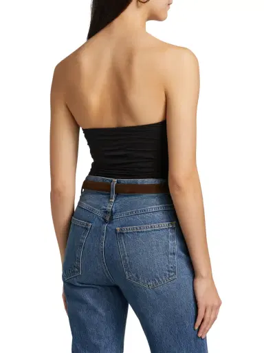 AGOLDE Women's Gwyneth Ruched Bodysuit | Thumbnail 5 AGOLDE Women's Gwyneth Ruched Bodysuit | Thumbnail 5