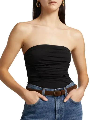 AGOLDE Women's Gwyneth Ruched Bodysuit | Thumbnail 7 AGOLDE Women's Gwyneth Ruched Bodysuit | Thumbnail 7