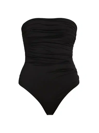 AGOLDE Women's Gwyneth Ruched Bodysuit | Thumbnail 1 AGOLDE Women's Gwyneth Ruched Bodysuit | Thumbnail 1