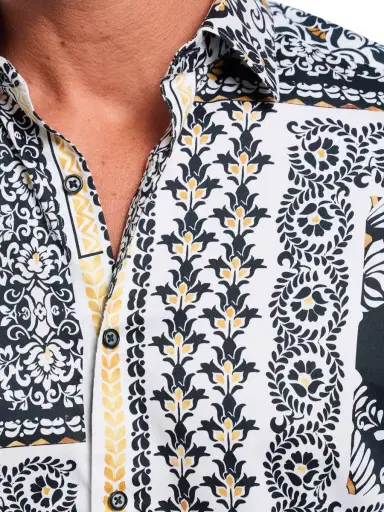 Robert Graham Men's Valleta Paisley Stretch-Cotton Button-Front Shirt | Thumbnail 6 Robert Graham Men's Valleta Paisley Stretch-Cotton Button-Front Shirt | Thumbnail 6