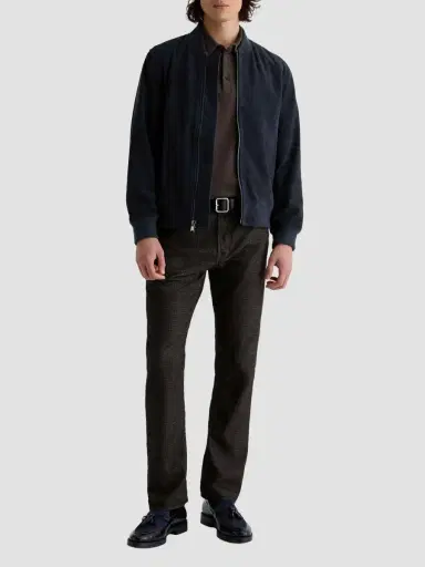 AG Jeans Men's Dayton Suede Bomber Jacket | Thumbnail 2 AG Jeans Men's Dayton Suede Bomber Jacket | Thumbnail 2