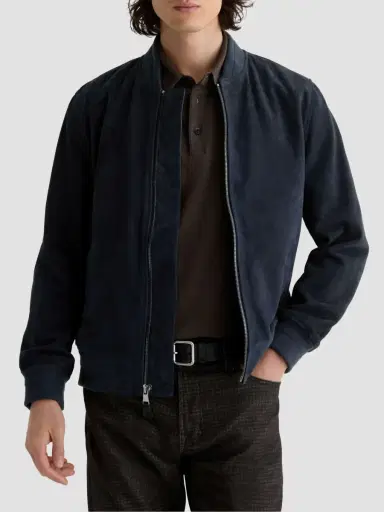 AG Jeans Men's Dayton Suede Bomber Jacket | Thumbnail 4 AG Jeans Men's Dayton Suede Bomber Jacket | Thumbnail 4
