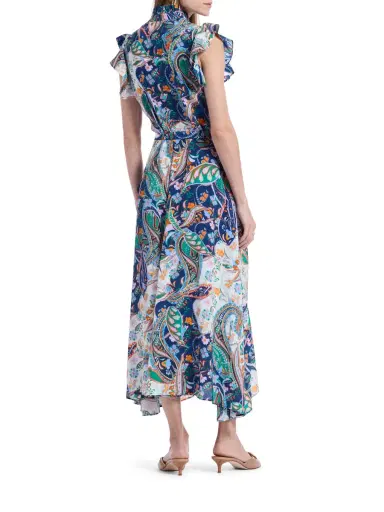 Robert Graham Women's Sadie Paisley Floral Maxi Dress | Thumbnail 4 Robert Graham Women's Sadie Paisley Floral Maxi Dress | Thumbnail 4