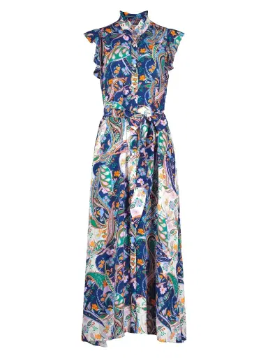 Robert Graham Women's Sadie Paisley Floral Maxi Dress | Thumbnail 1 Robert Graham Women's Sadie Paisley Floral Maxi Dress | Thumbnail 1
