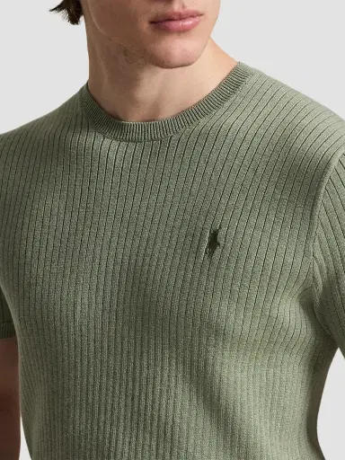 Polo Ralph Lauren Men's Houndstooth Cotton Interlock Short-Sleeve Polo Shirt | Thumbnail 5 Polo Ralph Lauren Men's Houndstooth Cotton Interlock Short-Sleeve Polo Shirt | Thumbnail 5