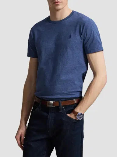 Polo Ralph Lauren Men's Custom-Slim-Fit Jersey Crewneck T-Shirt | Thumbnail 6 Polo Ralph Lauren Men's Custom-Slim-Fit Jersey Crewneck T-Shirt | Thumbnail 6
