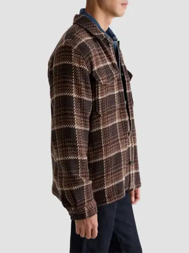 AG Jeans Men's Grant Houndstooth Plaid Heavyweight Overshirt | Thumbnail 6 AG Jeans Men's Grant Houndstooth Plaid Heavyweight Overshirt | Thumbnail 6