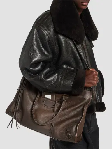 Balenciaga Men's Le City Large Tote Bag | Thumbnail 4 Balenciaga Men's Le City Large Tote Bag | Thumbnail 4
