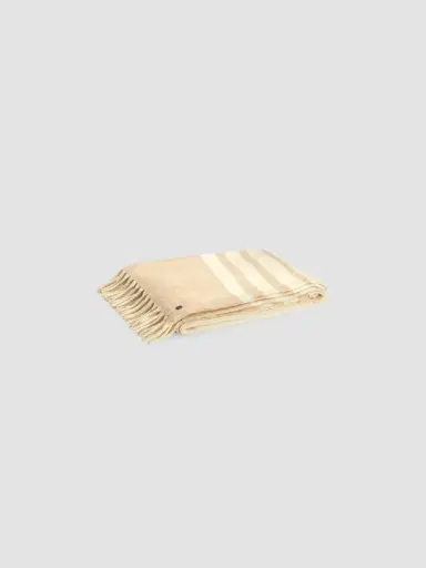 Weich Couture Alpaca Mullida Striped Alpaca Wool & Silk Blanket | Thumbnail 2 Weich Couture Alpaca Mullida Striped Alpaca Wool & Silk Blanket | Thumbnail 2