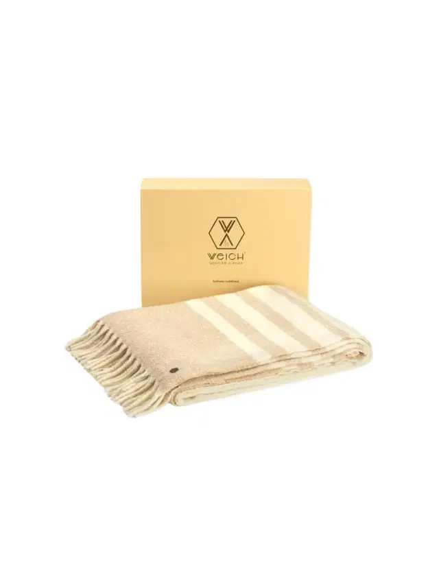 Mullida Striped Alpaca Wool & Silk Blanket Mullida Striped Alpaca Wool & Silk Blanket