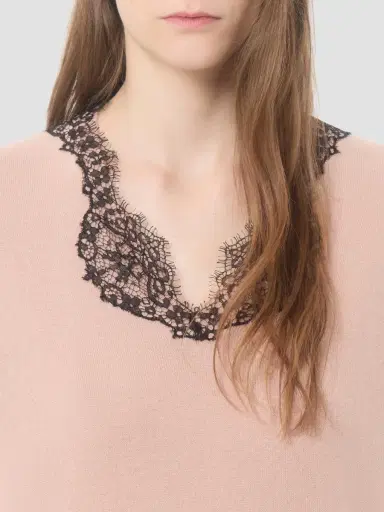 Valentino Women's Cashmere Jumper with Lace | Thumbnail 6 Valentino Women's Cashmere Jumper with Lace | Thumbnail 6