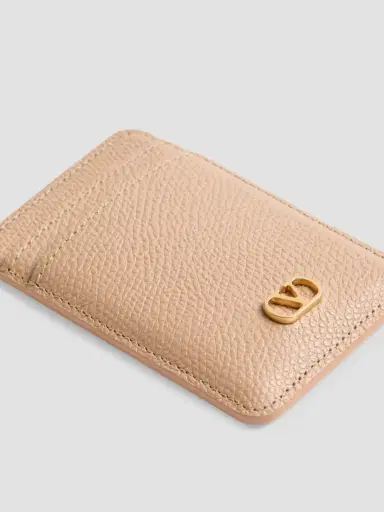Valentino Women's Magnetic Cardholder in Grainy Calfskin | Thumbnail 3 Valentino Women's Magnetic Cardholder in Grainy Calfskin | Thumbnail 3