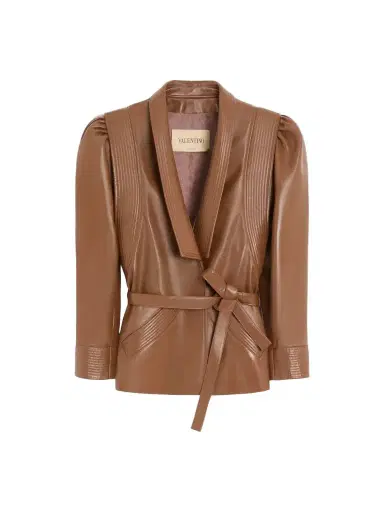Valentino Women's Nappa Leather Jacket | Thumbnail 1 Valentino Women's Nappa Leather Jacket | Thumbnail 1