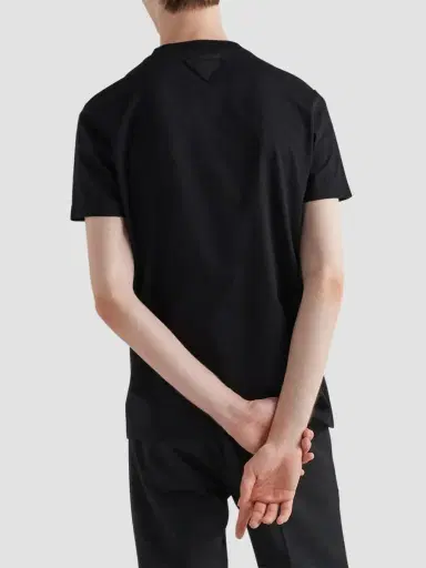 Prada Men's Three Pack Cotton Jersey T-shirts | Thumbnail 4 Prada Men's Three Pack Cotton Jersey T-shirts | Thumbnail 4