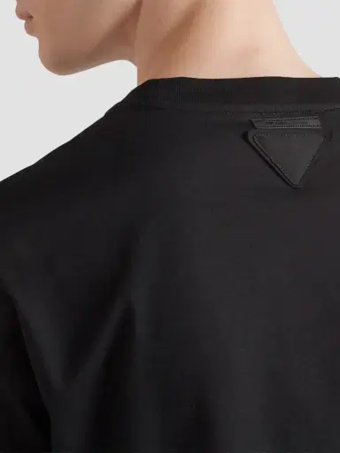 Prada Men's Three Pack Cotton Jersey T-shirts | Thumbnail 5 Prada Men's Three Pack Cotton Jersey T-shirts | Thumbnail 5