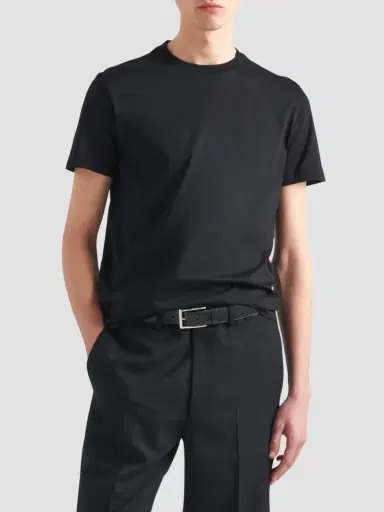 Prada Men's Three-Pack Cotton T-Shirts | Thumbnail 3 Prada Men's Three-Pack Cotton T-Shirts | Thumbnail 3