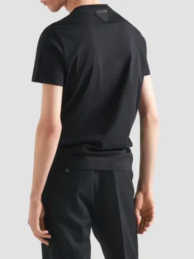 Prada Men's Three-Pack Cotton T-Shirts | Thumbnail 5 Prada Men's Three-Pack Cotton T-Shirts | Thumbnail 5