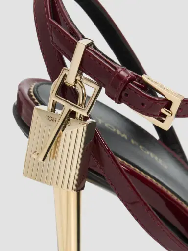 Tom Ford Women's Pointy Naked 105MM Patent Leather Sandals | Thumbnail 5 Tom Ford Women's Pointy Naked 105MM Patent Leather Sandals | Thumbnail 5