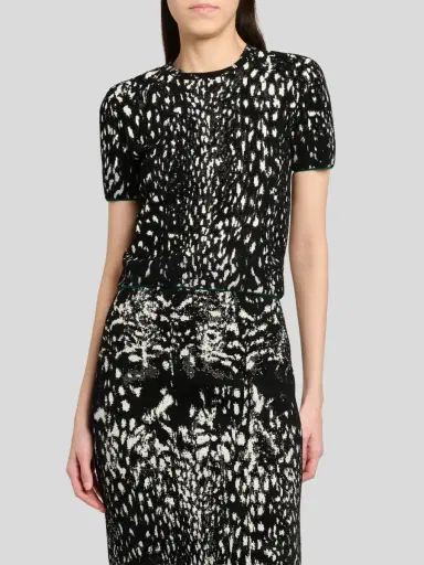Tom Ford Women's Printed Crewneck Top | Thumbnail 4 Tom Ford Women's Printed Crewneck Top | Thumbnail 4