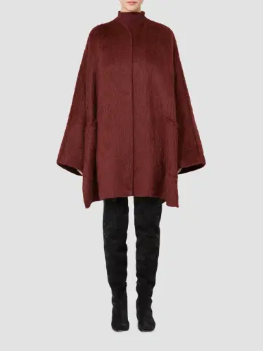 Max Mara Women's Short Alpaca and Wool Coat | Thumbnail 2 Max Mara Women's Short Alpaca and Wool Coat | Thumbnail 2