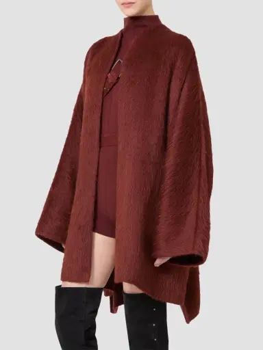 Max Mara Women's Short Alpaca and Wool Coat | Thumbnail 3 Max Mara Women's Short Alpaca and Wool Coat | Thumbnail 3