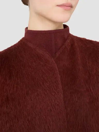 Max Mara Women's Short Alpaca and Wool Coat | Thumbnail 6 Max Mara Women's Short Alpaca and Wool Coat | Thumbnail 6