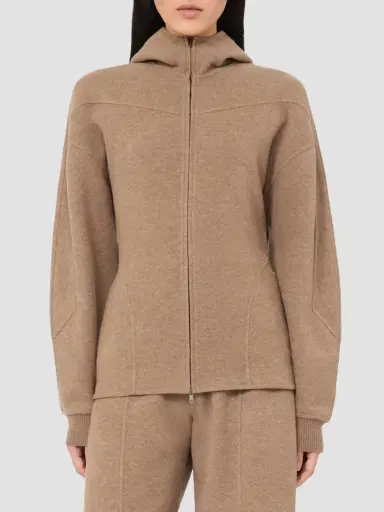 Max Mara Women's Wool and Cashmere Jersey Sweatshirt | Thumbnail 3 Max Mara Women's Wool and Cashmere Jersey Sweatshirt | Thumbnail 3