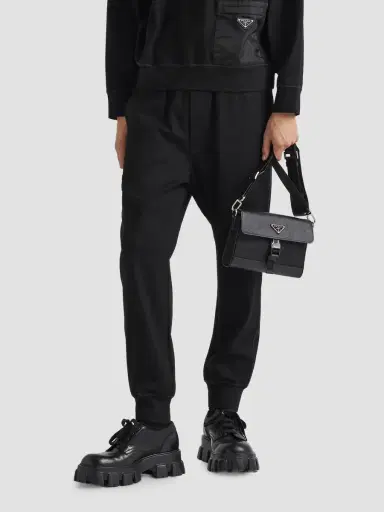 Prada Men's Technical Fleece Pants | Thumbnail 3 Prada Men's Technical Fleece Pants | Thumbnail 3