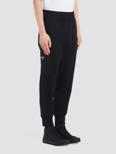Prada Men's Technical Fleece Pants | Thumbnail 4 Prada Men's Technical Fleece Pants | Thumbnail 4