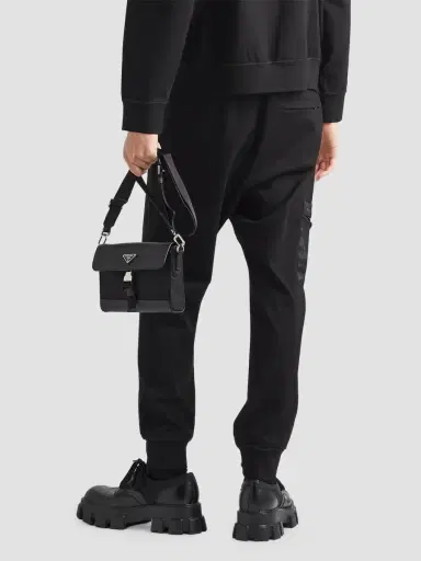 Prada Men's Technical Fleece Pants | Thumbnail 5 Prada Men's Technical Fleece Pants | Thumbnail 5