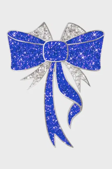 Barcana 2D LED Lit Bow Outdoor Decoration, 78" | Thumbnail 2 Barcana 2D LED Lit Bow Outdoor Decoration, 78" | Thumbnail 2