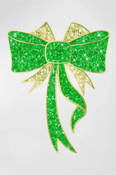 Barcana 2D LED Lit Bow Outdoor Decoration, 78" | Thumbnail 2 Barcana 2D LED Lit Bow Outdoor Decoration, 78" | Thumbnail 2