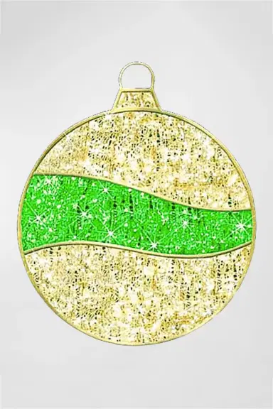 Barcana 2D Ornament Outdoor Christmas Decoration with LED Lights, 60" | Thumbnail 2 Barcana 2D Ornament Outdoor Christmas Decoration with LED Lights, 60" | Thumbnail 2