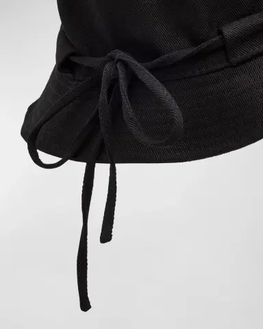 Jacquemus Men's Gadjo Bow Bucket Hat | Thumbnail 2 Jacquemus Men's Gadjo Bow Bucket Hat | Thumbnail 2