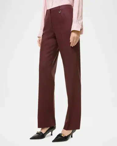 Burberry Wool Tailored High-Rise Trousers | Thumbnail 3 Burberry Wool Tailored High-Rise Trousers | Thumbnail 3