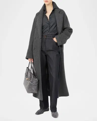Max Mara Denim Button-Down Shirt | Thumbnail 2 Max Mara Denim Button-Down Shirt | Thumbnail 2
