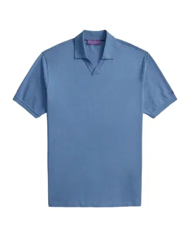 Ralph Lauren Men's Cotton-Cashmere Pique Polo Shirt | Thumbnail 1 Ralph Lauren Men's Cotton-Cashmere Pique Polo Shirt | Thumbnail 1