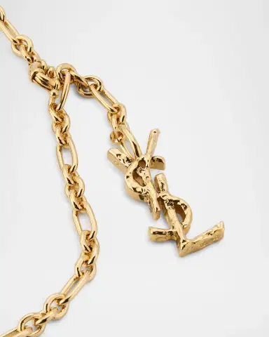 Saint Laurent YSL Cabochon Station Necklace | Thumbnail 6 Saint Laurent YSL Cabochon Station Necklace | Thumbnail 6