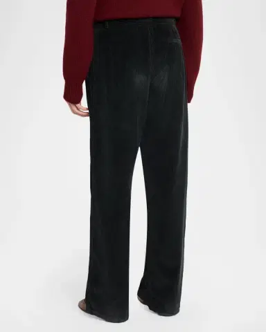 The Row Adler Corduroy Pleated Relaxed-Leg Pants | Thumbnail 3 The Row Adler Corduroy Pleated Relaxed-Leg Pants | Thumbnail 3