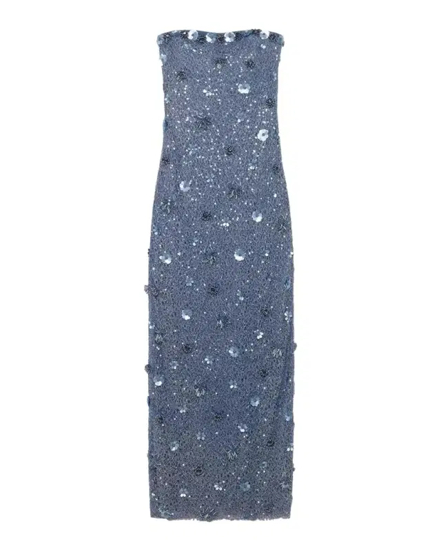 Serafina Strapless Embellished Gown Serafina Strapless Embellished Gown