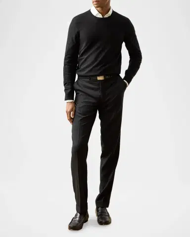 Ralph Lauren Men's Cashmere Crewneck Sweater | Thumbnail 2 Ralph Lauren Men's Cashmere Crewneck Sweater | Thumbnail 2