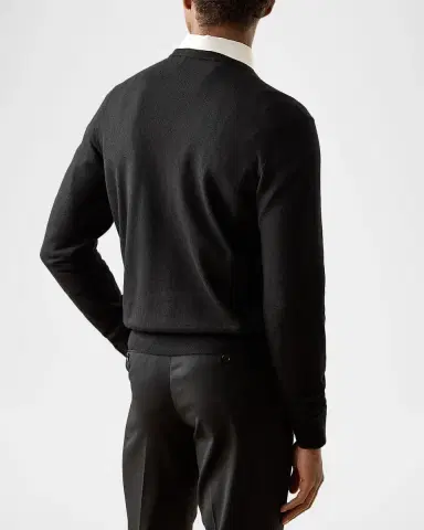Ralph Lauren Men's Cashmere Crewneck Sweater | Thumbnail 3 Ralph Lauren Men's Cashmere Crewneck Sweater | Thumbnail 3