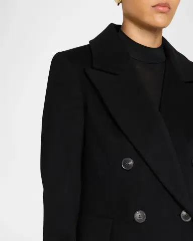 Fleurette Kaia Double-Breasted Italian Wool Jacket | Thumbnail 5 Fleurette Kaia Double-Breasted Italian Wool Jacket | Thumbnail 5
