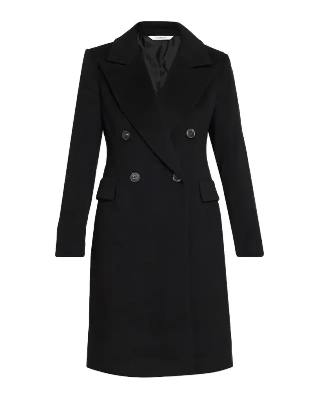 Kaia Double-Breasted Italian Wool Jacket Kaia Double-Breasted Italian Wool Jacket