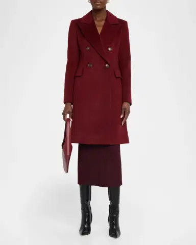 Fleurette Kaia Wool Double-Breasted Coat | Thumbnail 2 Fleurette Kaia Wool Double-Breasted Coat | Thumbnail 2