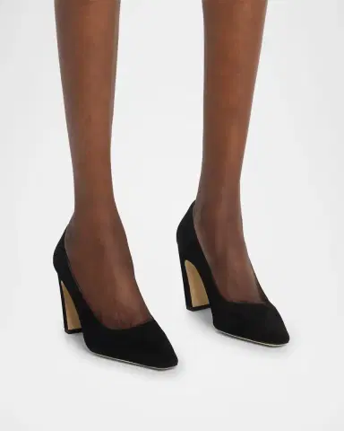 Stuart Weitzman 85mm Stassi Satin Pumps | Thumbnail 2 Stuart Weitzman 85mm Stassi Satin Pumps | Thumbnail 2