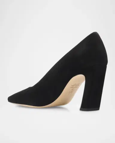Stuart Weitzman 85mm Stassi Satin Pumps | Thumbnail 4 Stuart Weitzman 85mm Stassi Satin Pumps | Thumbnail 4