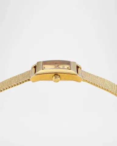 Versace Mosaic 22x22mm IP Yellow Gold Mesh Bracelet Watch | Thumbnail 3 Versace Mosaic 22x22mm IP Yellow Gold Mesh Bracelet Watch | Thumbnail 3