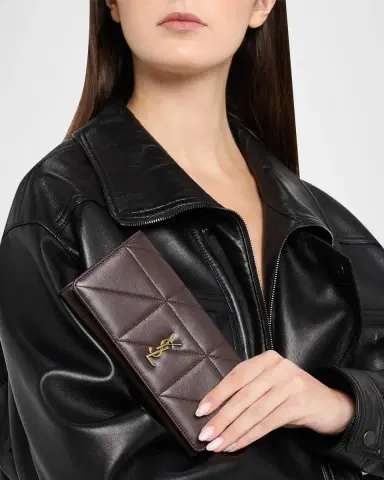 Saint Laurent Jamie Leather Clutch | Thumbnail 2 Saint Laurent Jamie Leather Clutch | Thumbnail 2